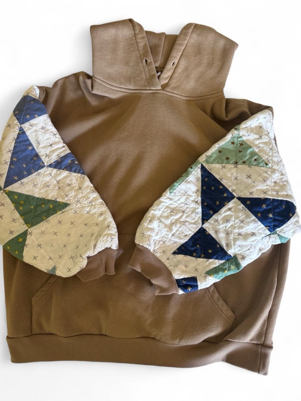 Quilted Patchwork Hoodie Sz Medium/Large